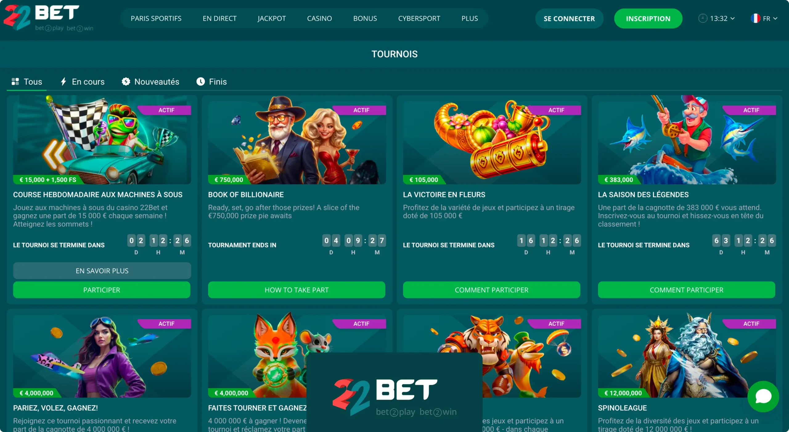 22Bet Machines À Sous De Casino 22Bet Machines À Sous De Casino